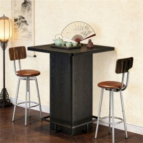 old SKU:D01027HXTHU   Square table, bar table, small bar table, dining table, compact design