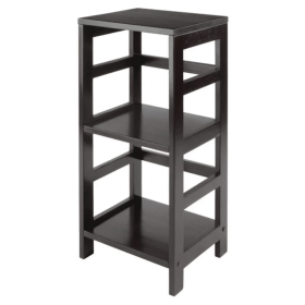 2-Section Open Shelf, Espresso Finish (Shipment from Walmart)